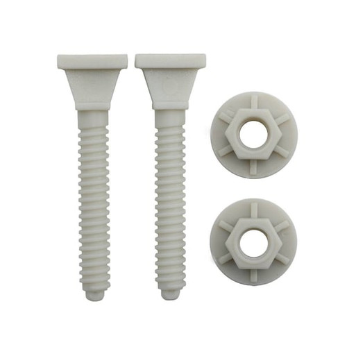 Danco 5/16 In. X 2-1/2 In. Plastic Toilet Closet Bolts With Nuts (2 Pack)
