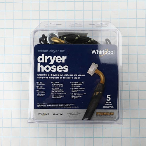 Whirlpool Replacement Steam Hose Kit For Dryer, Part # W10623830