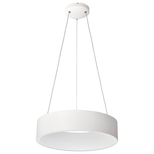SATCO Orbit 18" LED Pendant Fixture, 3000k/4000k/5000k, 20 Watts, White