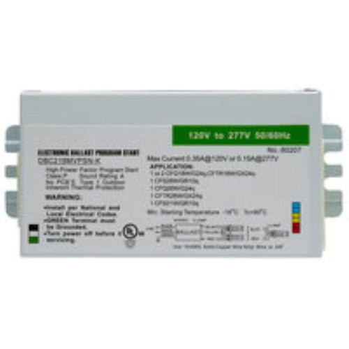 SATCO 1-2 Lamp Electronic Multi-Volt Dc Cfl Ballast, Programmed Start, 42 Watt