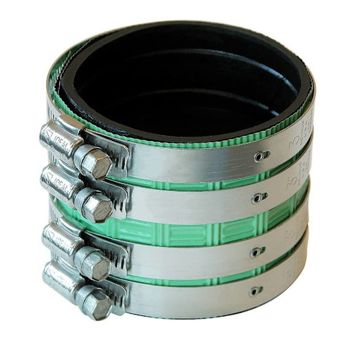 Fernco Hd-33 Heavy Duty No Hub Coupling For Cast Iron Plumbing Connections