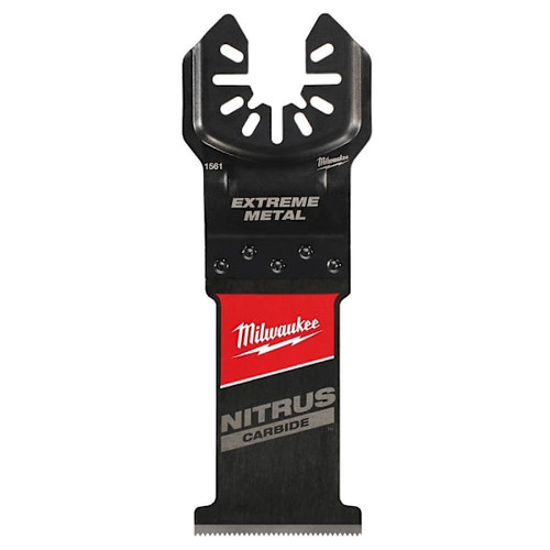 Milwaukee Nitrus Carbide Extreme Metal Open-Lok Multi-Tool Blade, Package Of 10