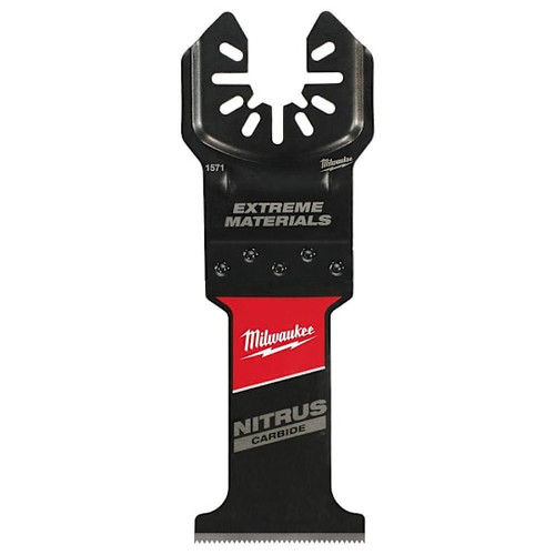 Milwaukee 1-3/8" Nitrus Carbide Universal Fit Oscillating Multi-Tool Blade