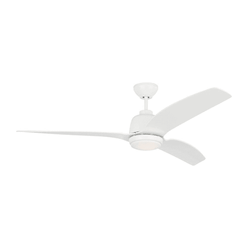 Generation Lighting Avila Coastal 60" Indoor/Outdoor Matte White Ceiling Fan