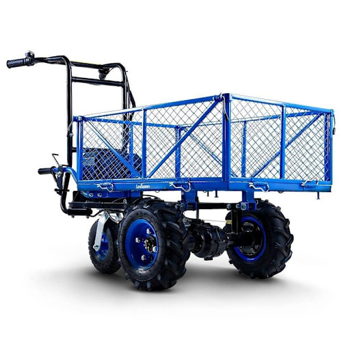 Landworks Electric 48v Dc L-Ion Battery Powered Utility Service Cart Wheelbarrow