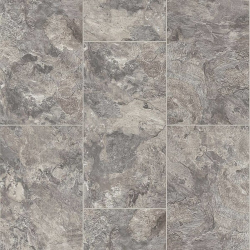 Armstrong Flooring Alterna Mesa Tile, Stone Light Gray, 12" X 24", Case Of 24