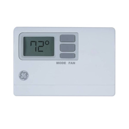 GE Zoneline Wall Thermostat, 2-Stage Cool And 3-Stage Heat With 2 Fan Speeds