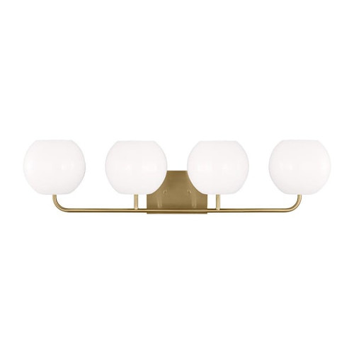 Generation Lighting Rory 4-Light Satin Bronze Vanity Light With LED Bulbs