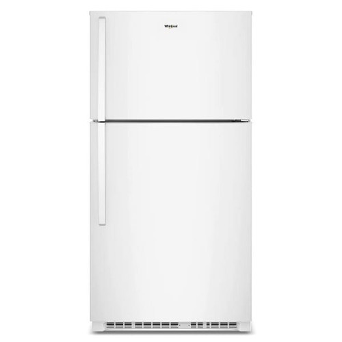 Whirlpool 32.8" W Top Freezer Refrigerator With Total Coverage Cooling Wht