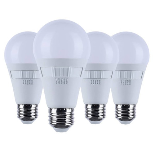 SATCO 14 Watt A19 Led, Medium Base, Selectable 5 Cct, Package Of 4