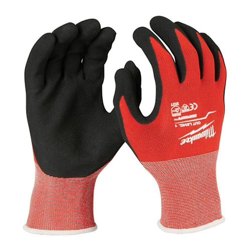 Milwaukee Cut Level 1 Nitrile Dipped Gloves Medium