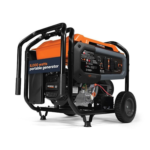 Generac Portable Gp8000e Generator With 10000 Starting Watts