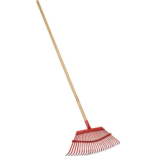 Corona Tools Fixed Tine Leaf Rake 19 In. Head 25 Tines Wood Handle