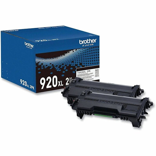 Brother Tn920xl2pk Original High Yield Laser Toner Cartridge Black Package Of 2