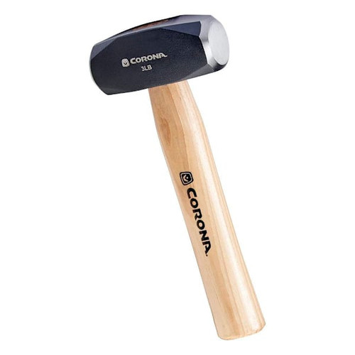 Corona Tools Drilling Hammer 3 Lb. Head 10" Hickory Wood Handle