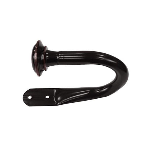 Lumi Home Furnishings Diapery Curtain Holdback, Oil Rubbed Bronze, Pack Of 4