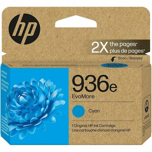 HP Evomore 936e Original High Yield Inkjet Ink Cartridge Cyan