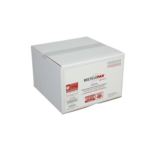 Veolia Recyclepak Medium Electronics Recycling Box, 18" X 18" X 12"