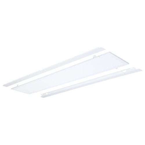 SATCO 1'X4' LED Flat Troffer Retrofit, Adjustable Cct, 20/30/40 Watt Matte White