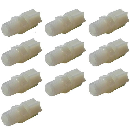 Acorn Engineering Company Replacement Male Connector 1/4"-1/4 Mpt Package Of 10