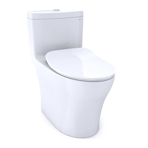 Toto Aquia Iv One-Piece Toilet, 1.28 & .9 GPF Elongated Bowl, washlet+ connect 
