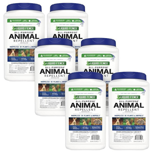 Liquid Fence All-Purpose Animal Repellent Granular Case Of 6