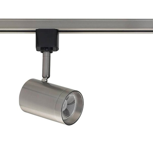 SATCO LED Track Head, Small Cylinder, 36 Deg Beam Angle, 12 Watt, Brushed Nickel
