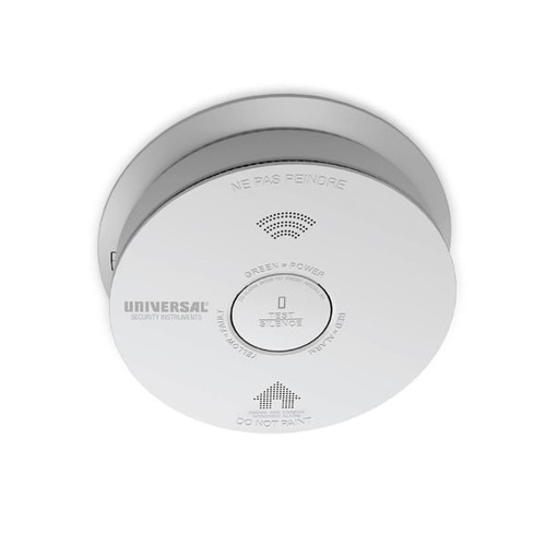 USI Electric Smoke, Fire And Carbon Monoxide Alarm With 10 Year Battery
