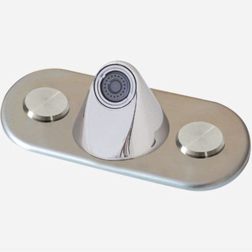 Bestcare Whitehall Ligature-Resistant Faucet Hot & Cold Piezo Button 8in 9vdc