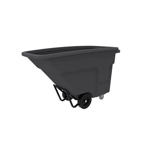 Toter 1 Cubic Yd 1200 Lb Cap. Standard Duty Nestable Industrial Gray Tilt Truck