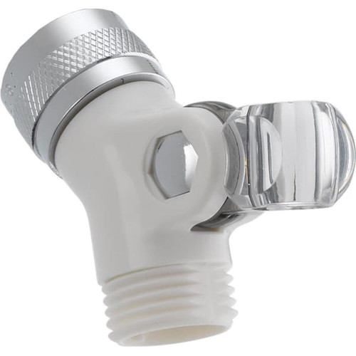 Delta Pin Mount Swivel Connector For Hand Shower In White