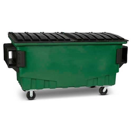 Toter 1 Cubic Yard 750 Lbs. Capacity Front Load Container Waste Green