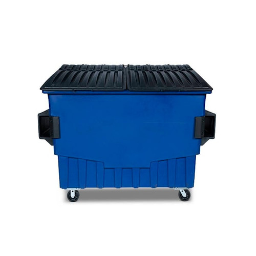 Toter 4 Cubic Yard 2000 Lbs. Capacity Front Load Container Blue