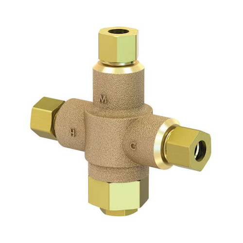 Acorn Controls Mgi Controls Automatic Temperature Mixing Valve, Brass, 3/8" Comp