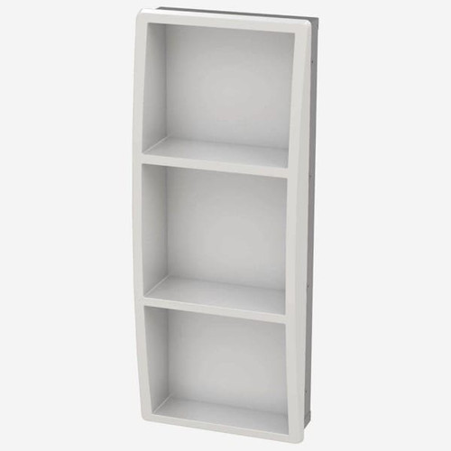 Bestcare Whitehall Ligature-Resistant Recessed Shelf, Corterra Surface, 15"X 38"