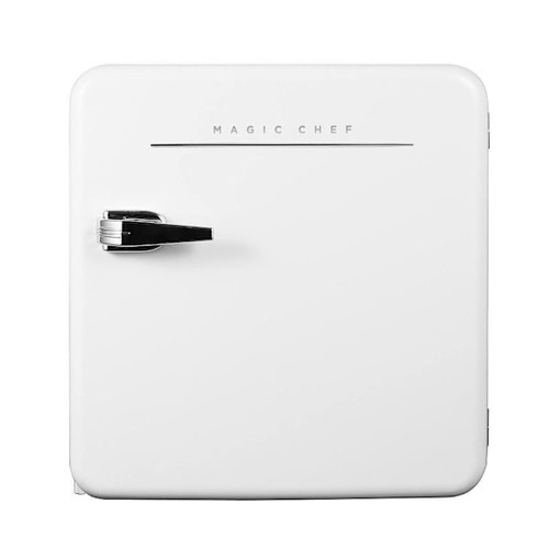 Magic Chef 1.6 Cu Ft Retro Mini All-Refrigerator - White