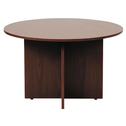 Boss Office Products 42" Round Laminate Conference Table Classic Mahogany Finish