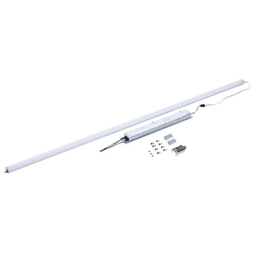 SATCO 4' LED Light Bar Retrofit Kit, 1-Bar, Selectable CCT And Wattage, Silver