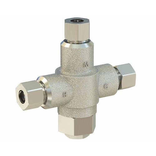 Acorn Controls Mgi Controls Automatic Temp Mixing Valve, Rough Chrome Finish