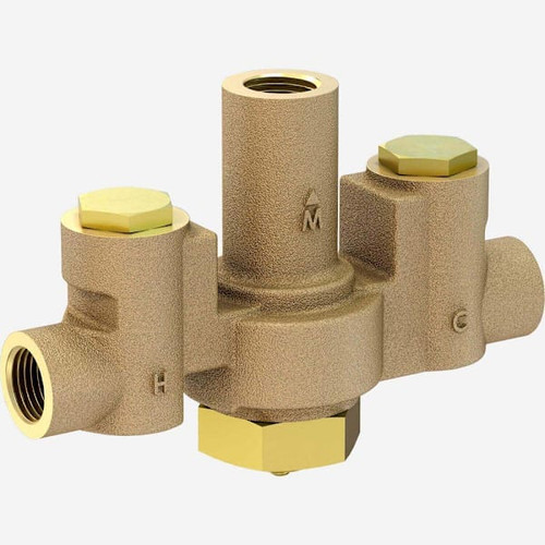 Acorn Controls Mgi Controls Thermostatic Mixing Valve, 90 Gpm, Lead Free, Brass