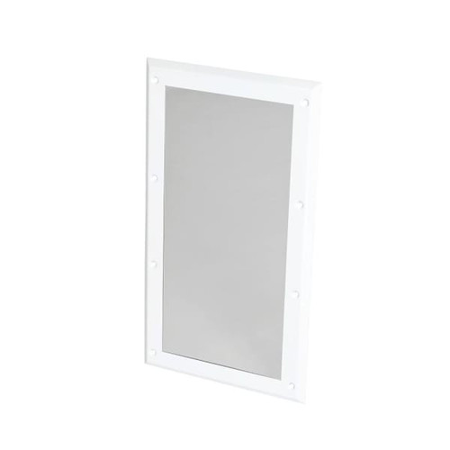 Whitehall Bestcare Ligature-Resistant Mirror, Stainless Steel, 13w X 23-5/8h