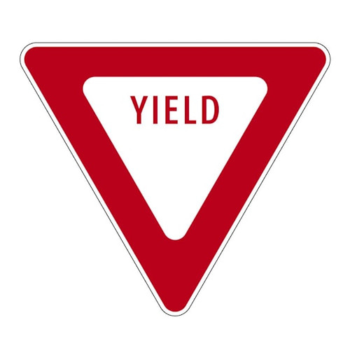 Hy-Ko Yield Sign 30x30" Reflective Aluminum