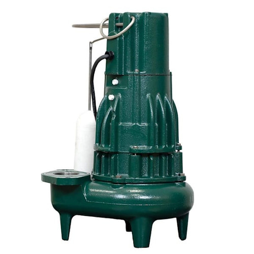 Zoeller N282 Nonautomatic Sewage Pump 1/2 Hp, 115v, 1-Phase