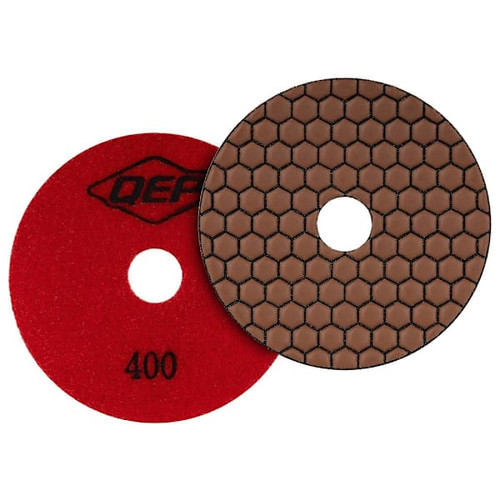 QEP Xtreme 4" Dry Polishing Pad For Grinders, 400 Grit