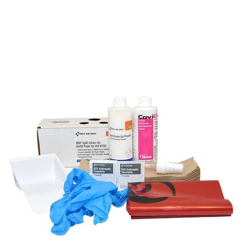 First Aid Only Bbp Spill Clean Up Kit Refill