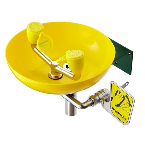 Speakman Traditional Series Se-495 Eye/Face Wash Plastic Bowl Wall Mount System