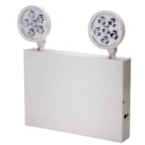 Halco Topaz LED Emergency Unit, Dual Head, Battery Backup, White, Nyc Approved