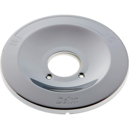 Delta Escutcheon, For Tub Shower, Round, Series 600, Chrome Plated, Delta #rp5883