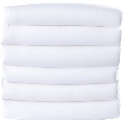 Foundations Fitted Crib Sheets White Case Of 6