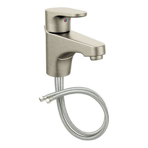 Cfg Edgestone 1-Handle Centerset Bathroom Faucet Quick Install Brushed Nickel
